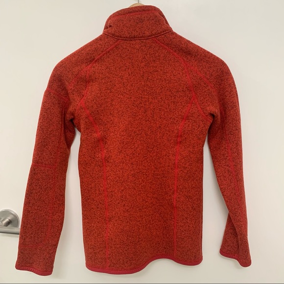 SOLD! - Patagonia Better Sweater 1/4 zip in Red - Picture 4 of 4
